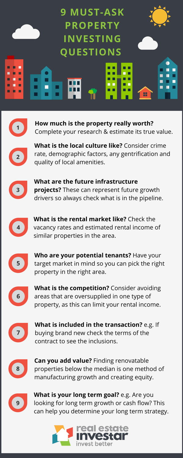 9 must ask questions for property investors